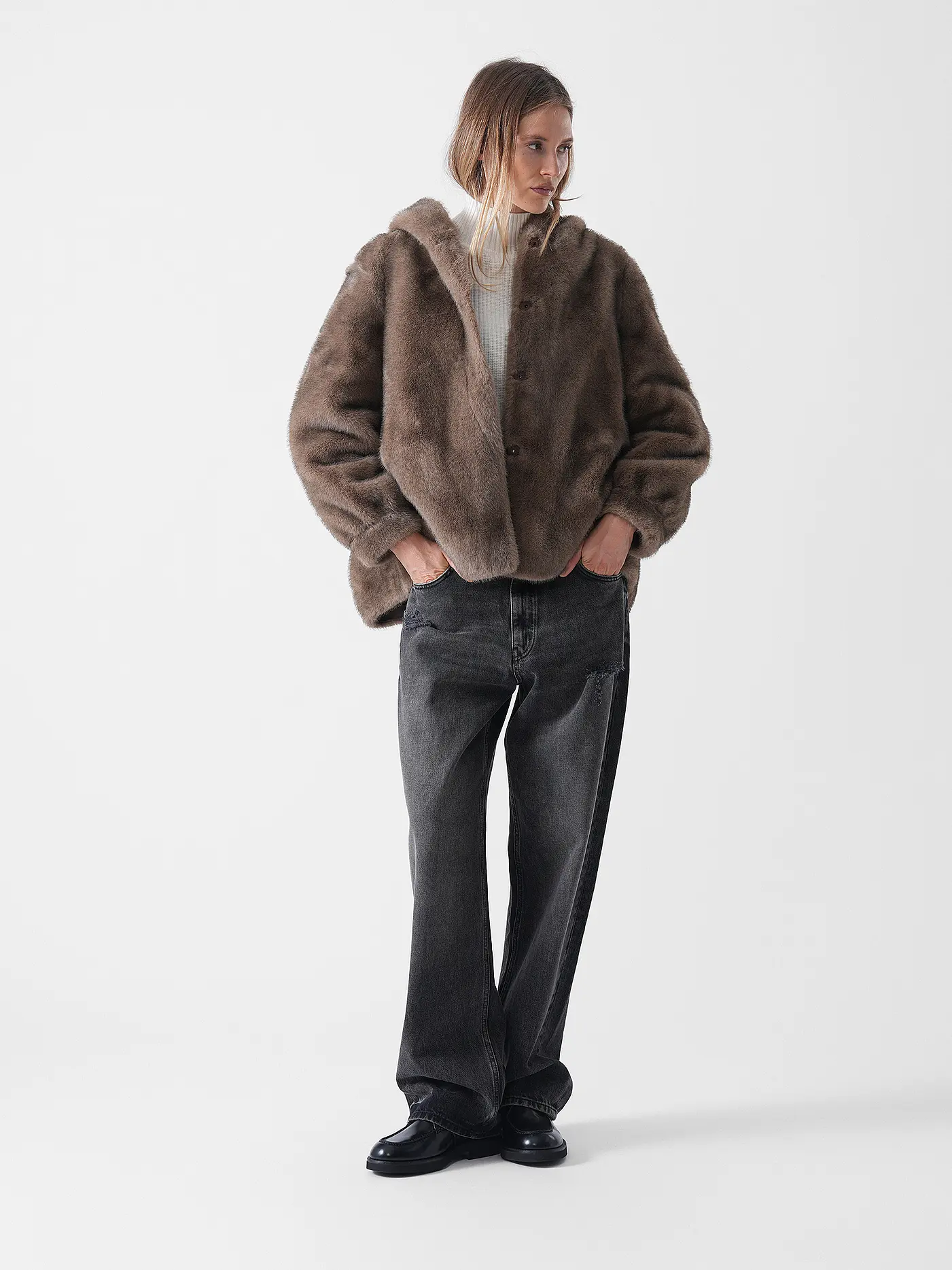 PRIDE TO BE | Jacke in Felloptik HOVY | 